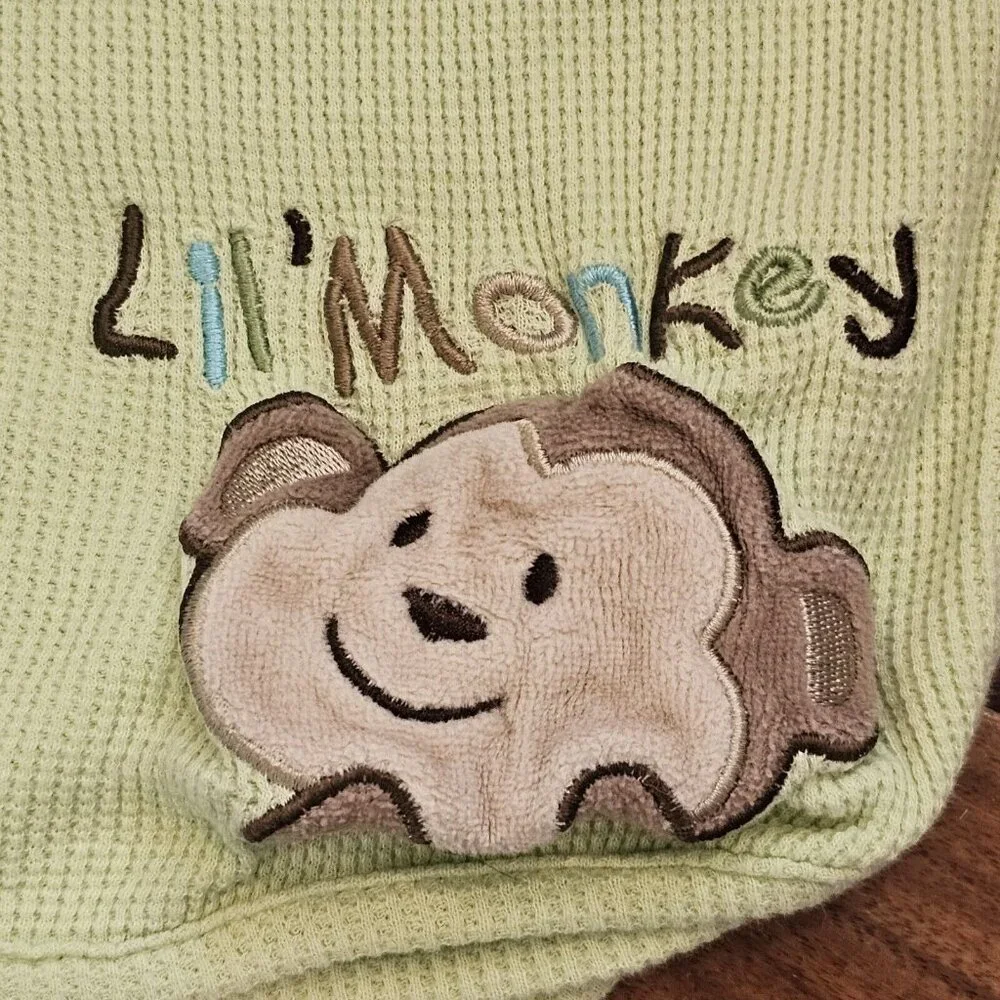 Just Born Green Baby Blanket 